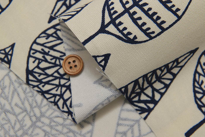 日本進口純棉布料北歐風(fēng)葉子服裝包居家布藝手工DIY面料書衣現(xiàn)貨